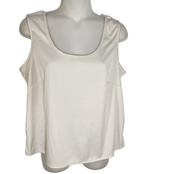 Vtg Apparenza Women 2Pc Tank Shirt M Button Floral Embroidered 3/4 Cuffed Sleeve - Picture 8 of 13